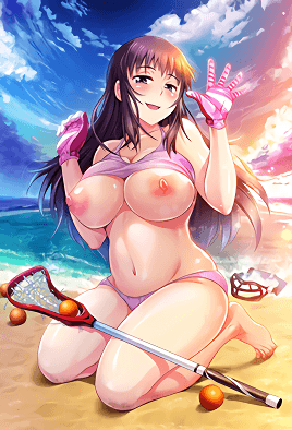 女子曲球2